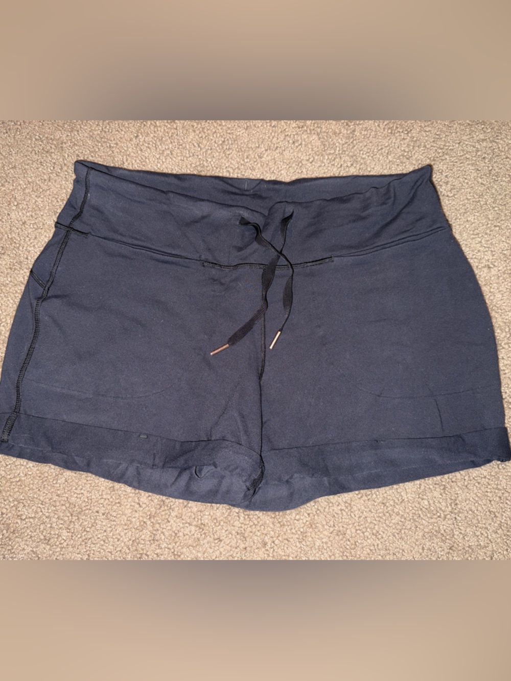 CALIA by Carrie Underwood Black Casual Drawstring Shorts Size Medium